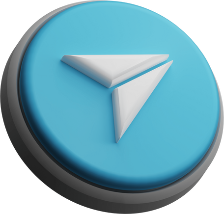 3D Paper Plane Icon